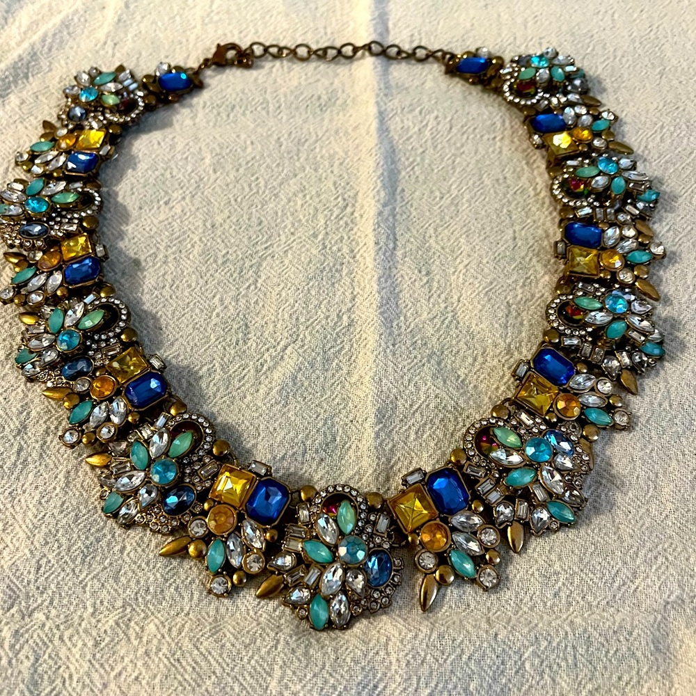 Beautiful Bejeweled Statement Necklace